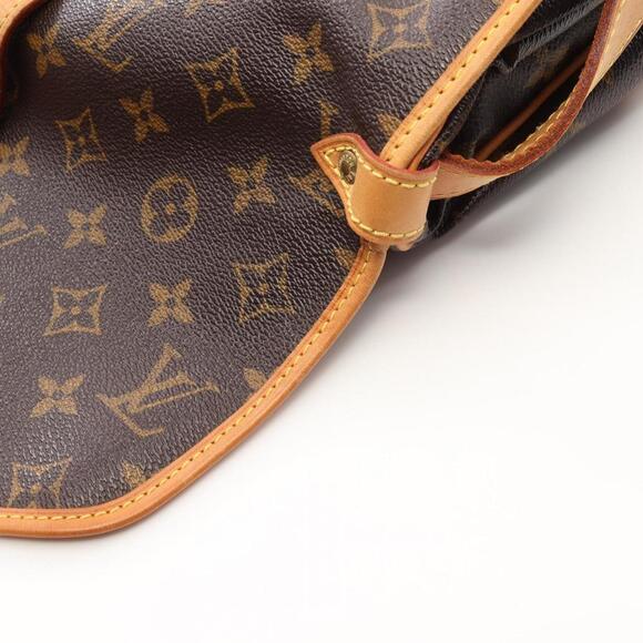 LOUIS VUITTON Brown Monogram Leather Shoulder Bag - Picture 8 of 11